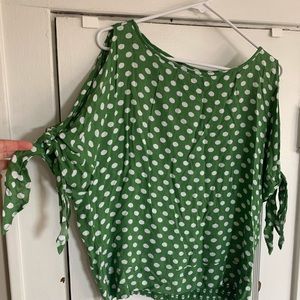 Cold shoulder blouse